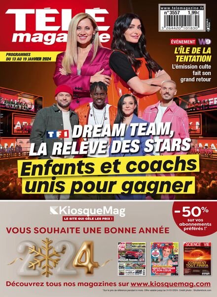 Tele Magazine – 6 Janvier 2024 Cover