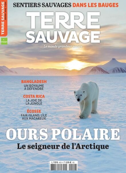 Terre Sauvage – Janvier 2024 Cover