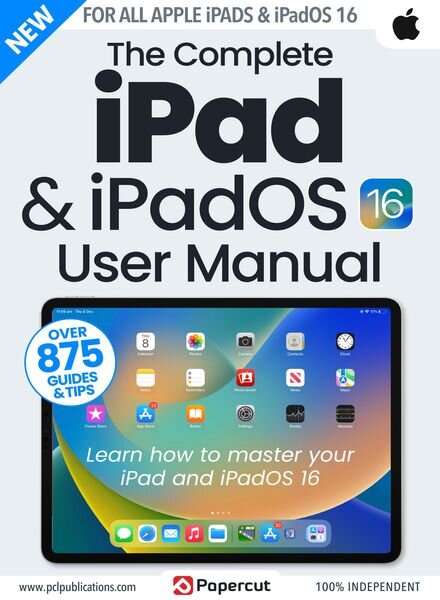 The Complete iPad &iPadOS 16 User Manual – December 2023 Cover