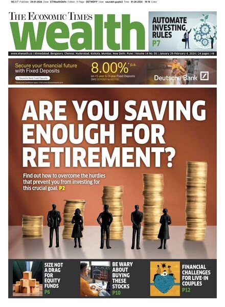 The Economic Times Wealth – January 29 2024 Cover