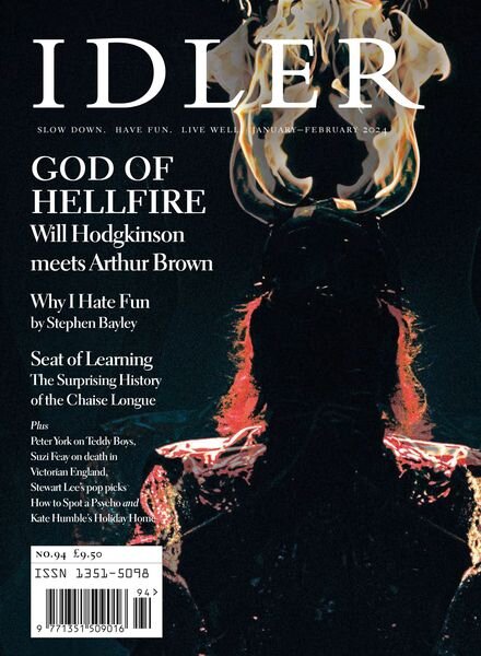 The Idler Magazine – Issue 94 – January-February 2024 Cover