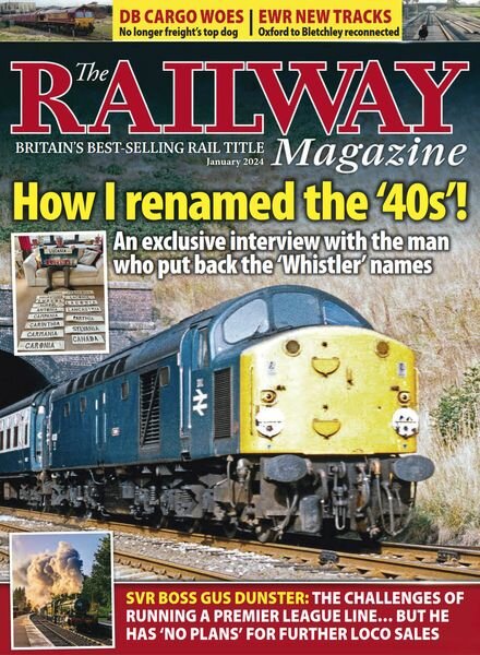 The Railway Magazine – January 2024 Cover