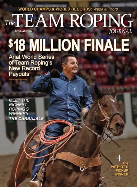 The Team Roping Journal – February 2024 Cover
