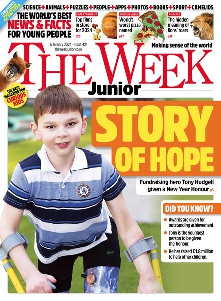 The Week Junior UK – Issue 421 – 6 January 2024 Cover