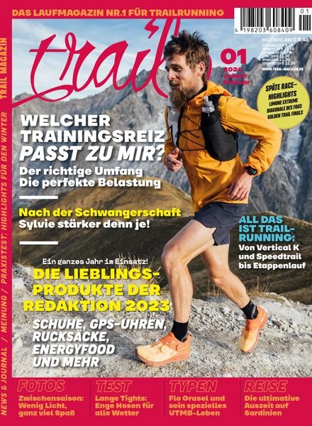 Trail Magazin – Januar-Februar 2024 Cover