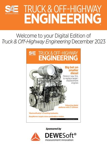 Truck & Off-Highway Engineering – December 2023 Cover