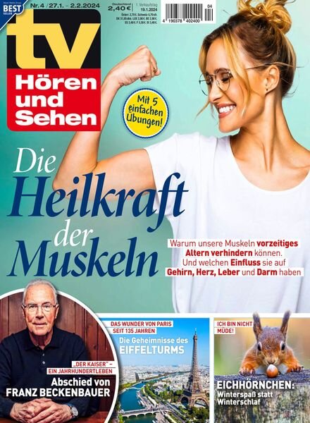 TV Horen und Sehen – 19 Januar 2024 Cover