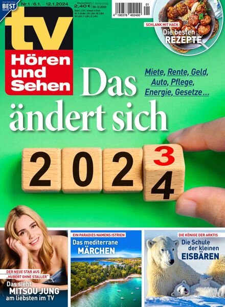 TV Horen und Sehen – 29 Dezember 2023 Cover