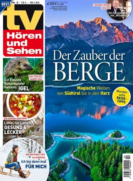 TV HOren und Sehen – 5 Januar 2024 Cover