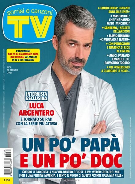 TV Sorrisi e Canzoni – 16 Gennaio 2024 Cover