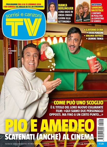 TV Sorrisi e Canzoni – 3 Gennaio 2024 Cover