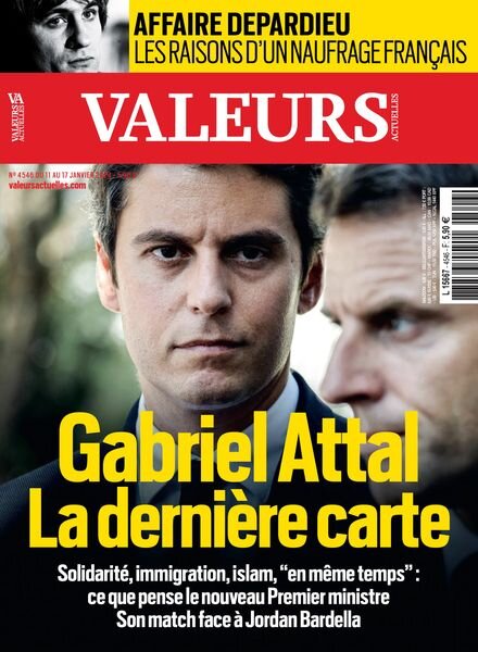 Valeurs Actuelles – 11 Janvier 2024 Cover