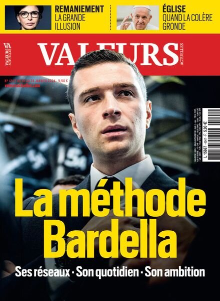 Valeurs Actuelles – 18 Janvier 2024 Cover