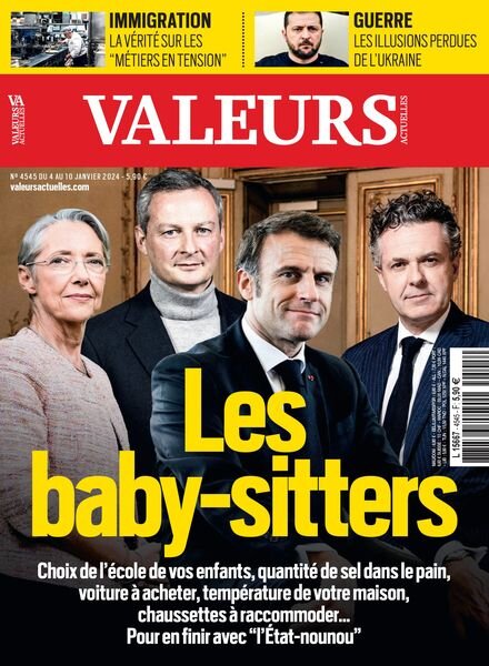 Valeurs Actuelles – 4 Janvier 2024 Cover