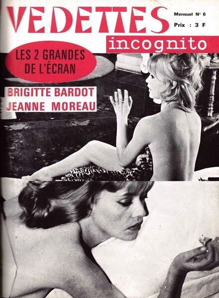 Vedettes Incognito – N 6 1965 Cover