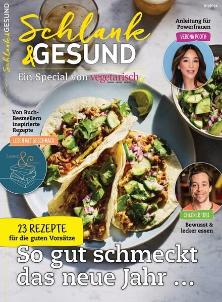 Vegetarisch Fit – Januar 2024 Cover