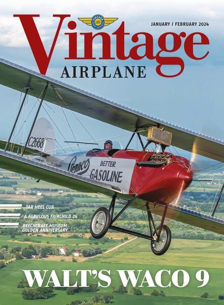 Vintage Airplane – January-February 2024 Cover