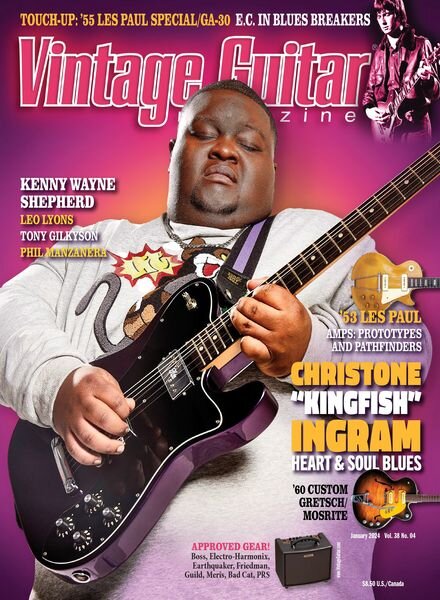 Vintage Guitar – January 2024 Cover