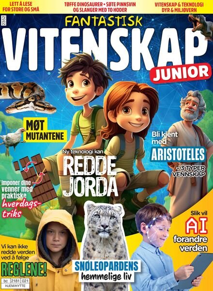 Vitenskap Junior Norge – Fantastisk – 29 Desember 2023 Cover