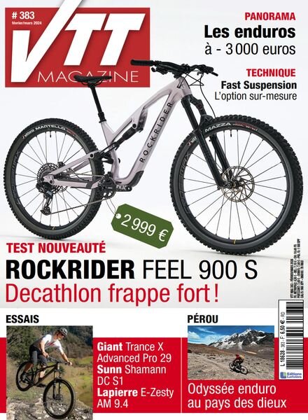 VTT Magazine – Fevrier-Mars 2024 Cover