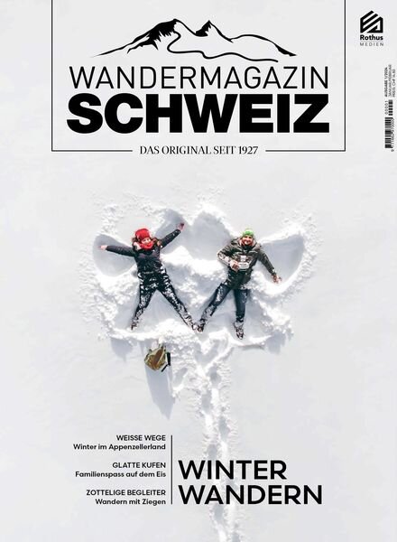 Wandermagazin Schweiz – Januar-Februar 2024 Cover