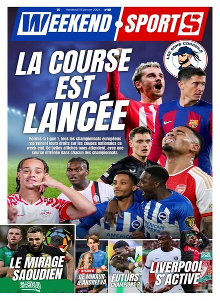 Week-end Sports – 19 Janvier 2024 Cover