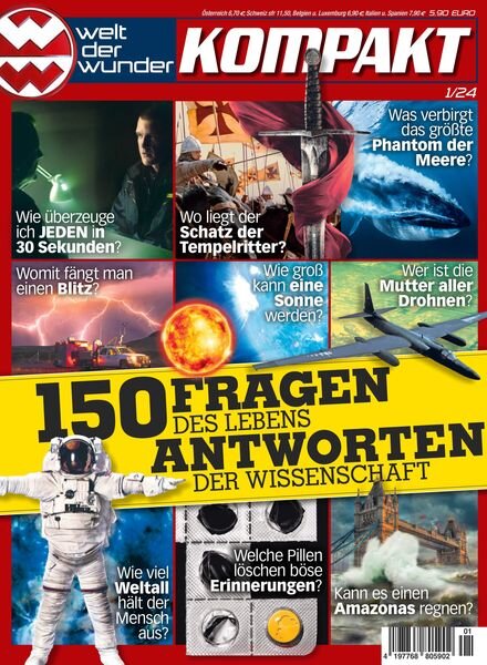 Welt der Wunder Kompakt – Januar 2024 Cover