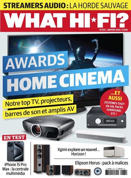 What Hifi France – Janvier 2024 Cover