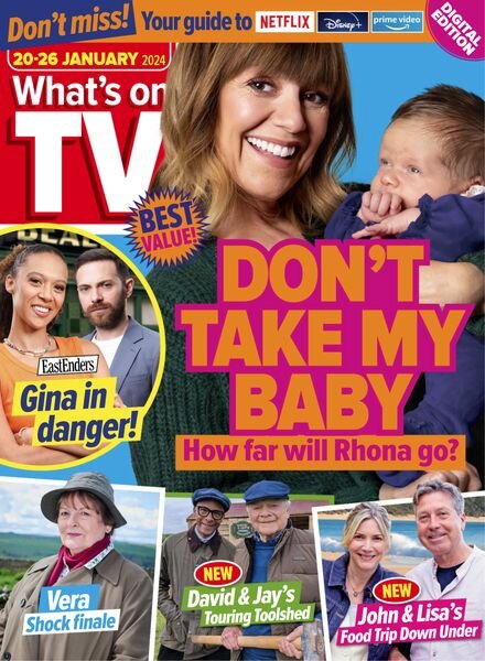 What’s on TV – 20 January 2024 Cover