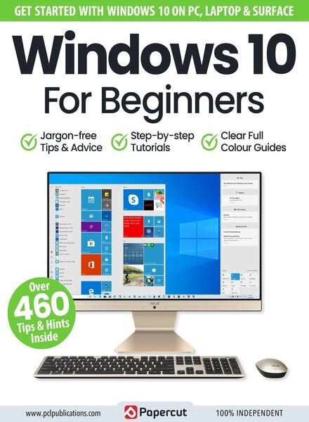 Windows 10 For Beginners – January 2024 Cover