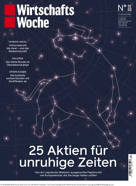 Wirtschaftswoche – 05 Januar 2024 Cover