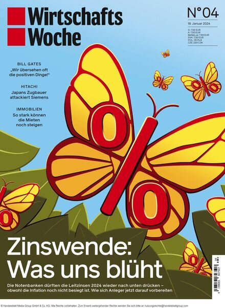 Wirtschaftswoche – 19 Januar 2024 Cover