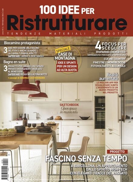 100 Idee per Ristrutturare – Febbraio 2024 Cover