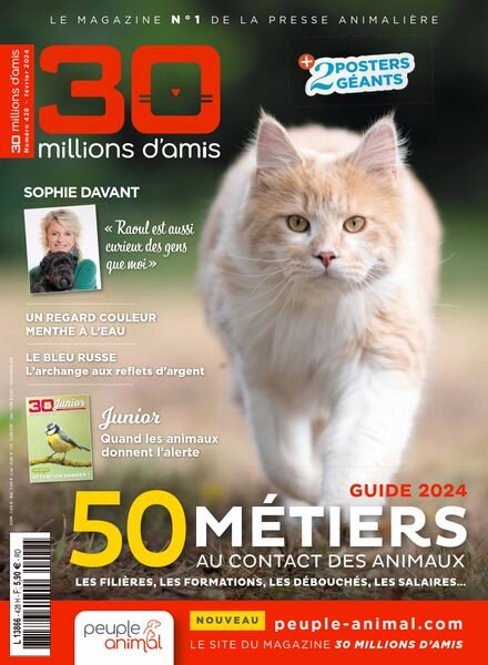 30 Millions d’Amis – Fevrier 2024 Cover