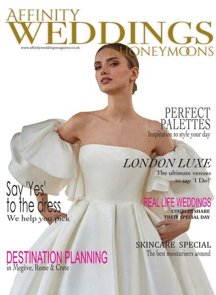 Affinity Weddings & Honeymoons – Spring-Summer 2024 Cover