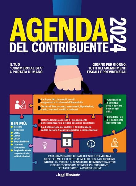 Agenda Contribuente – Gennaio-Febbraio 2024 Cover