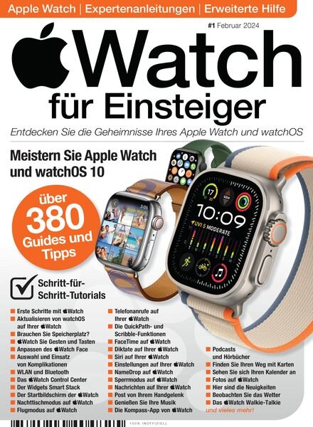 Apple Watch fur Einsteiger – Februar 2024 Cover