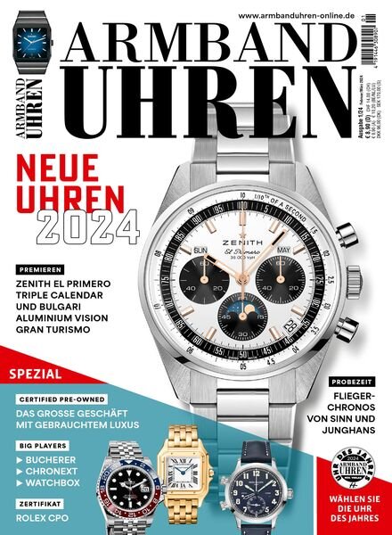 Armbanduhren – Februar-Marz 2024 Cover
