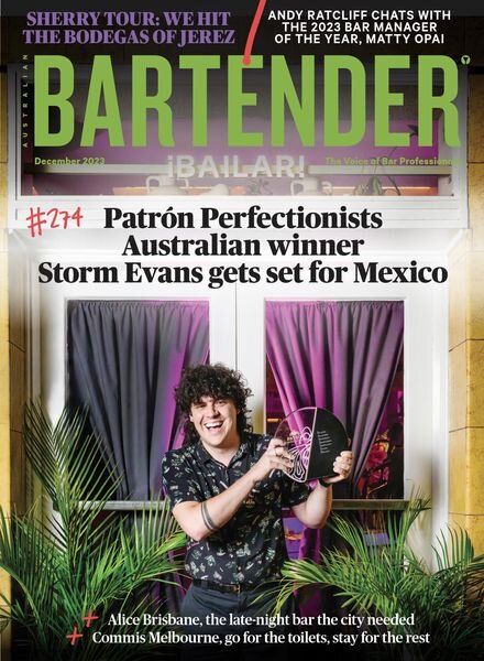 Australian Bartender – Issue 274 – December 2023 Cover