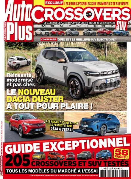 Auto Plus Crossovers SUV – Fevrier-Mars-Avril 2024 Cover