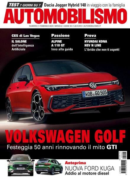 Automobilismo – Febbraio 2024 Cover