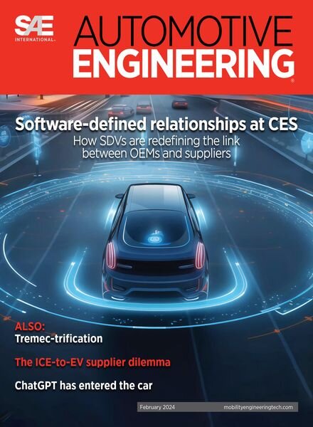 Automotive Engineering – February 2024 Cover