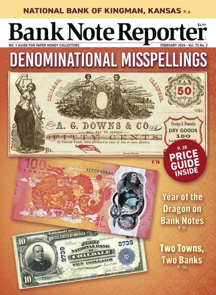 Bank Note Reporter – February 2024 Cover