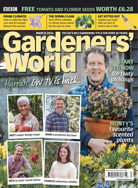 BBC Gardeners’ World – March 2024 Cover