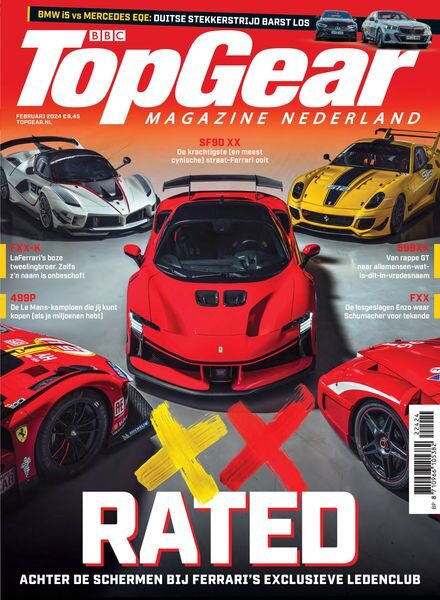 BBC Top Gear Netherlands – Februari 2024 Cover