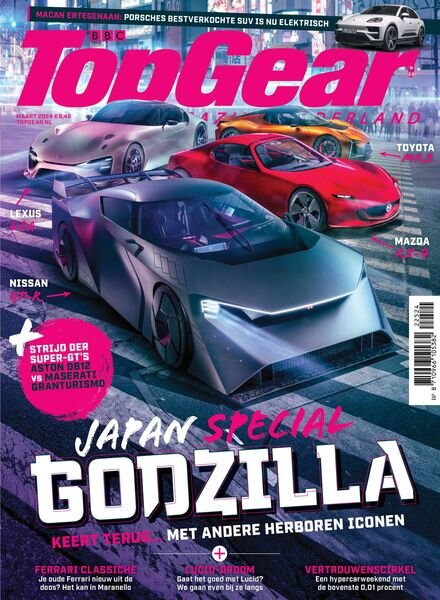 BBC Top Gear Netherlands – Maart 2024 Cover