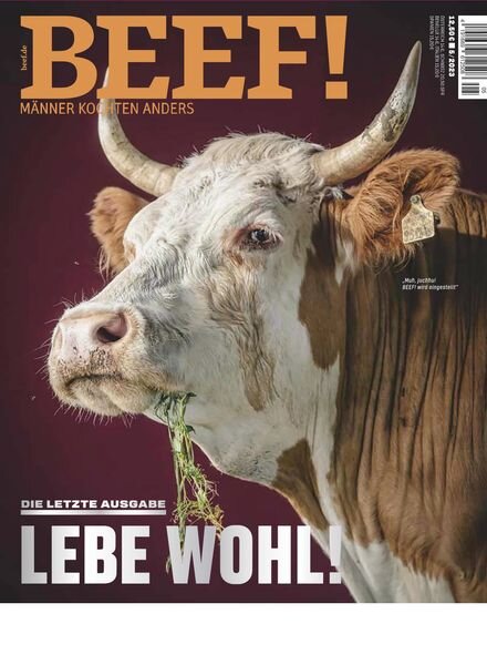 Beef! Magazin – September-Oktober 2023 Cover