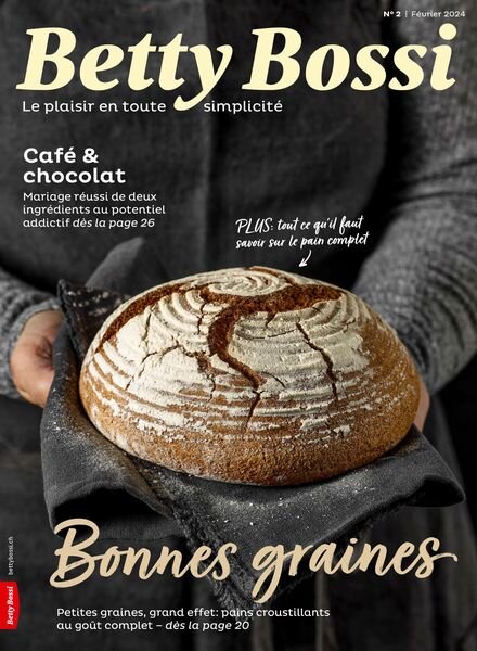 Betty Bossi edition francaise – Fevrier 2024 Cover