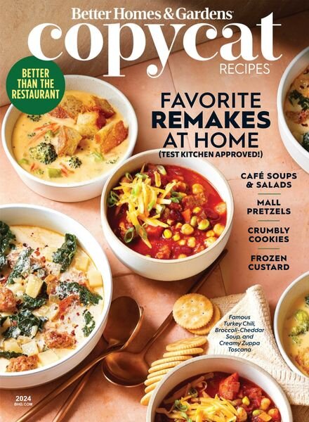 BH&G Copycat Recipes – 2024 Cover