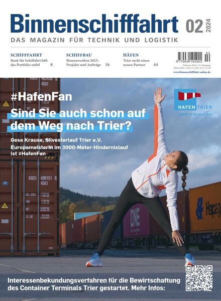 Binnenschifffahrt – Februar 2024 Cover